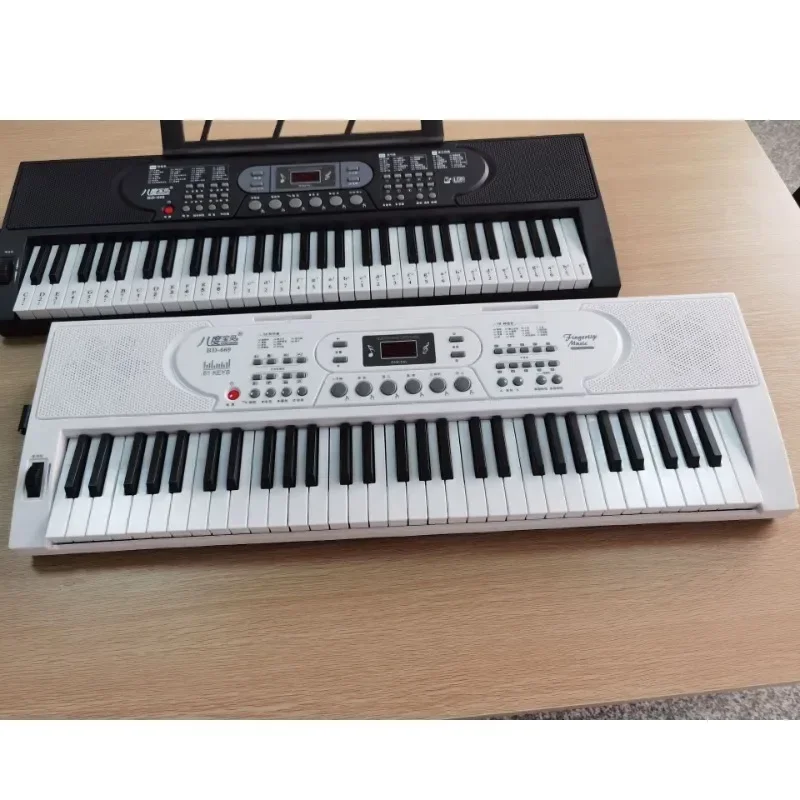 61-key Electronic Organ Kids Multifunctional Imitation Piano Keys Learning Education Piano Keyboard Musical Instrument Toys