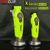 BRDCLIP FA1C NEW 7500RPM Barber Professional Hair Clipper High Speed Motor 2500mAh Electric Trimmer DLC Blade With Base 1