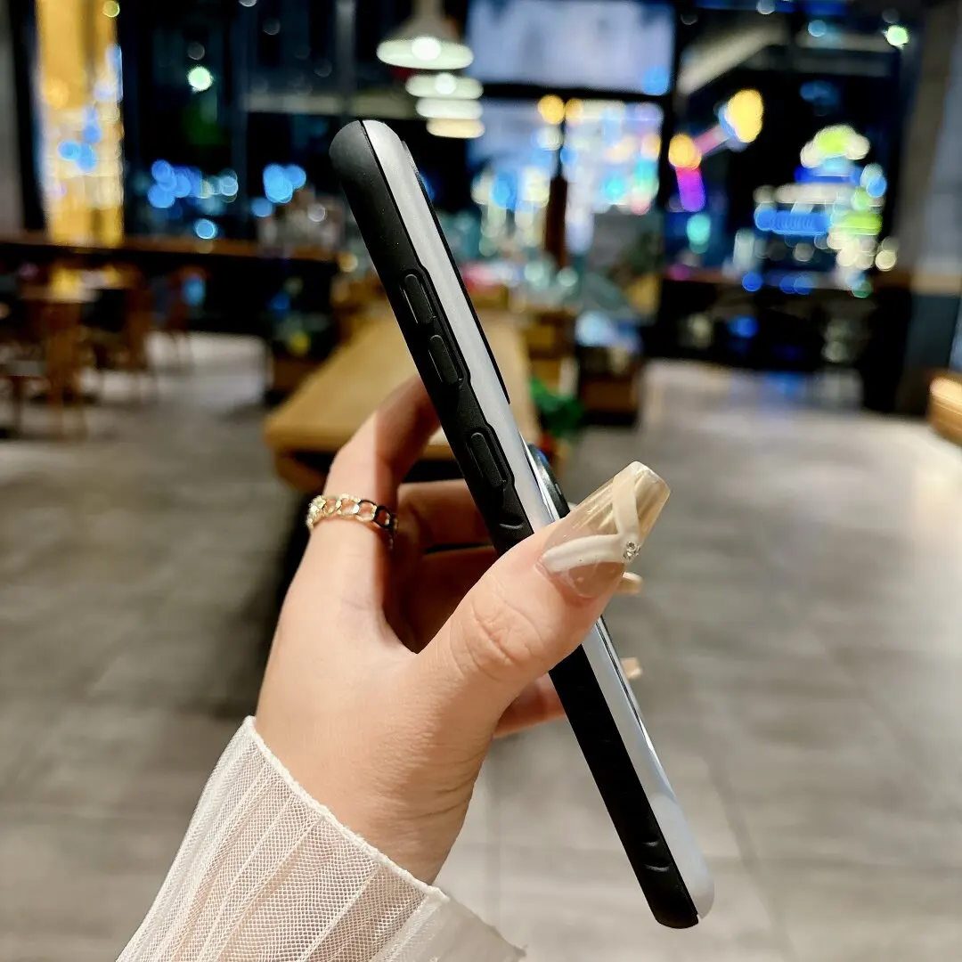 Luxury Ring Holder Phone Case with Slim Fit Stand and Invisible Bracket Cover