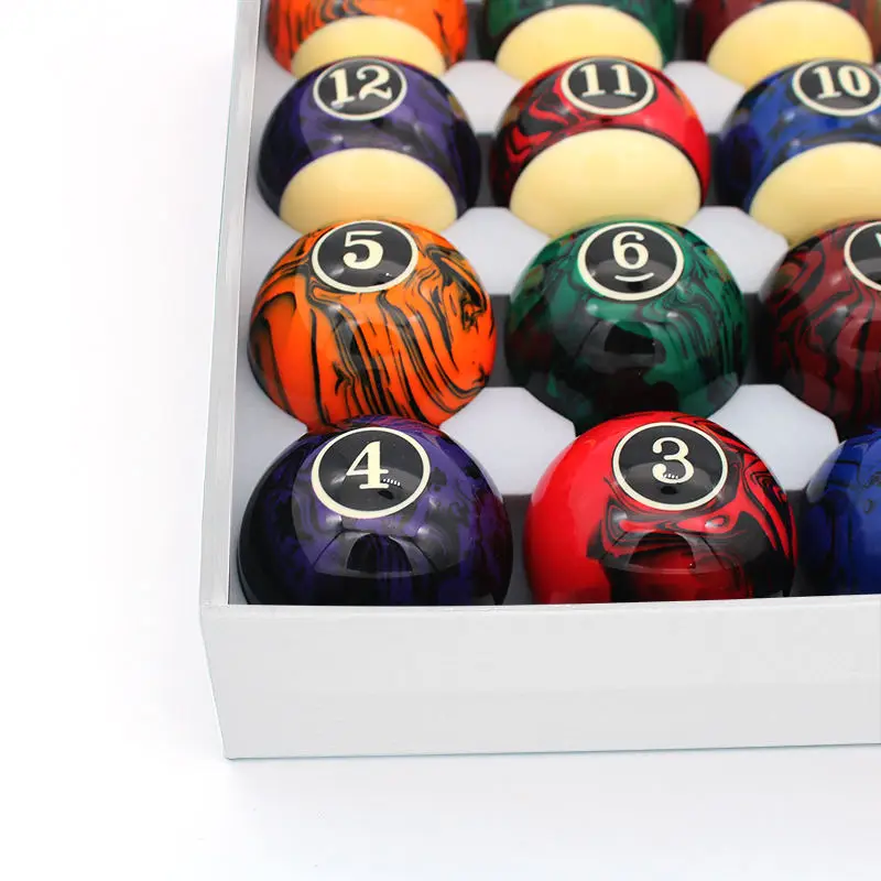 Premium Billiard Balls Pool Table Accessories 2-1/4" Regulation Size 16 Pool Balls Billiard Set