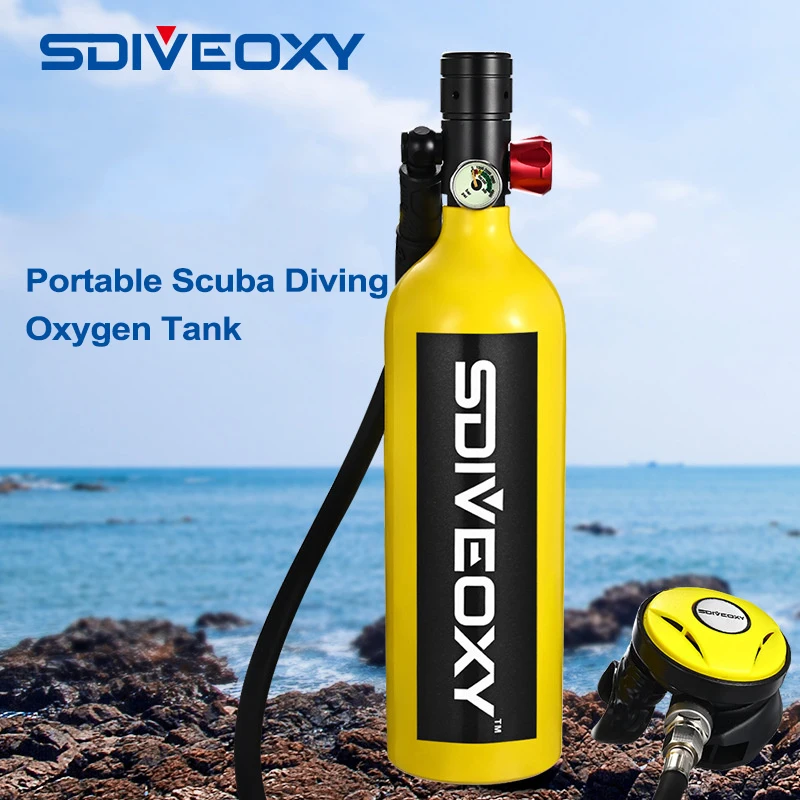 Lung Tank Diving mini underwater cylinder Scuba Diving Oxygen Tank 1L