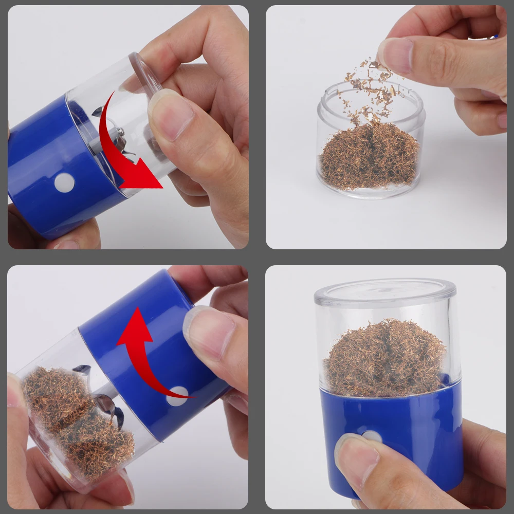 Electric Rechargeable Crank Smoke Spice Muller Machine Metal Tobacco Grinder Cigarette Accessories herb grinder smoking accessories tobacco smoking accessories tobacco grinder manual spice grinder