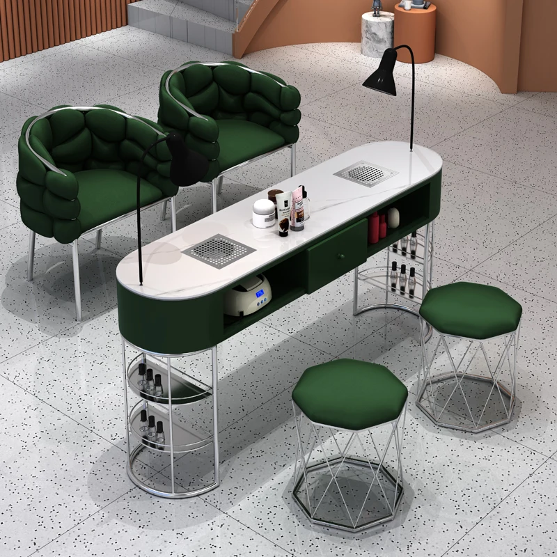 Forniture Per Stazioni Da Tavolo Per Manicure Di Bellezza Professionale Di Design Da Tavolo Per Unghie Commerciali Tavolo Unghe Mobili Da Salone Cy50N