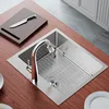 25 Inch Top mount Kitchen Sink Drop-in, Farmhouse Kitchen Sink with Sink Protector 18 Gauge, Workstation Sink, 4