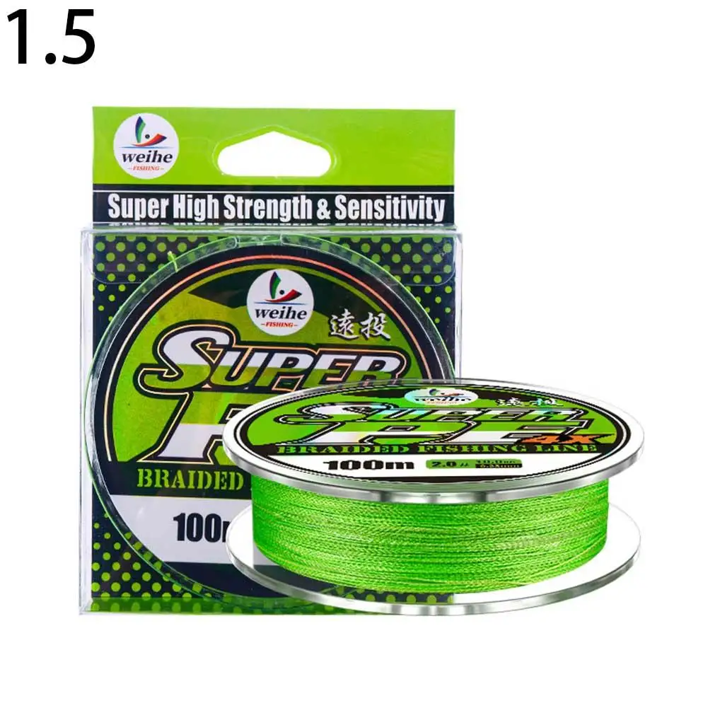 100M 4 Strands Braided Fishing Line PE Dalima Fishing Line Braided