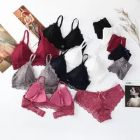 Women's Floral Lace Bralette & Panty Set - Image 2