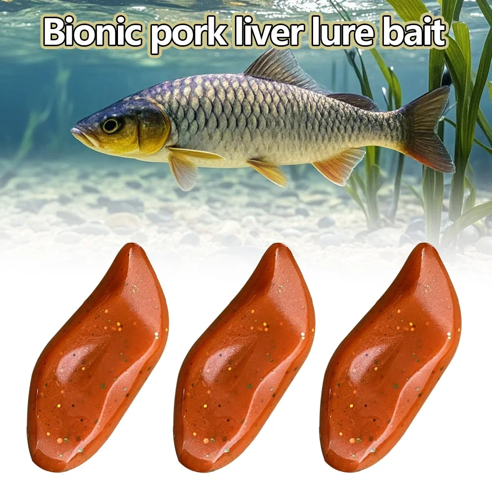 12Pcs/set Catfishes Chunks Blood Clots Baits Floatings Soft Lure Gulps Live Baits Highly Elastics Soft Baits Fishing Part