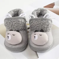 Infant Baby Snow Booties Cartoon Animal Winter Warm Boots Newborn Girls Boys First Walkers Toddler Kids Soft Sole Shoes 0-18M 4