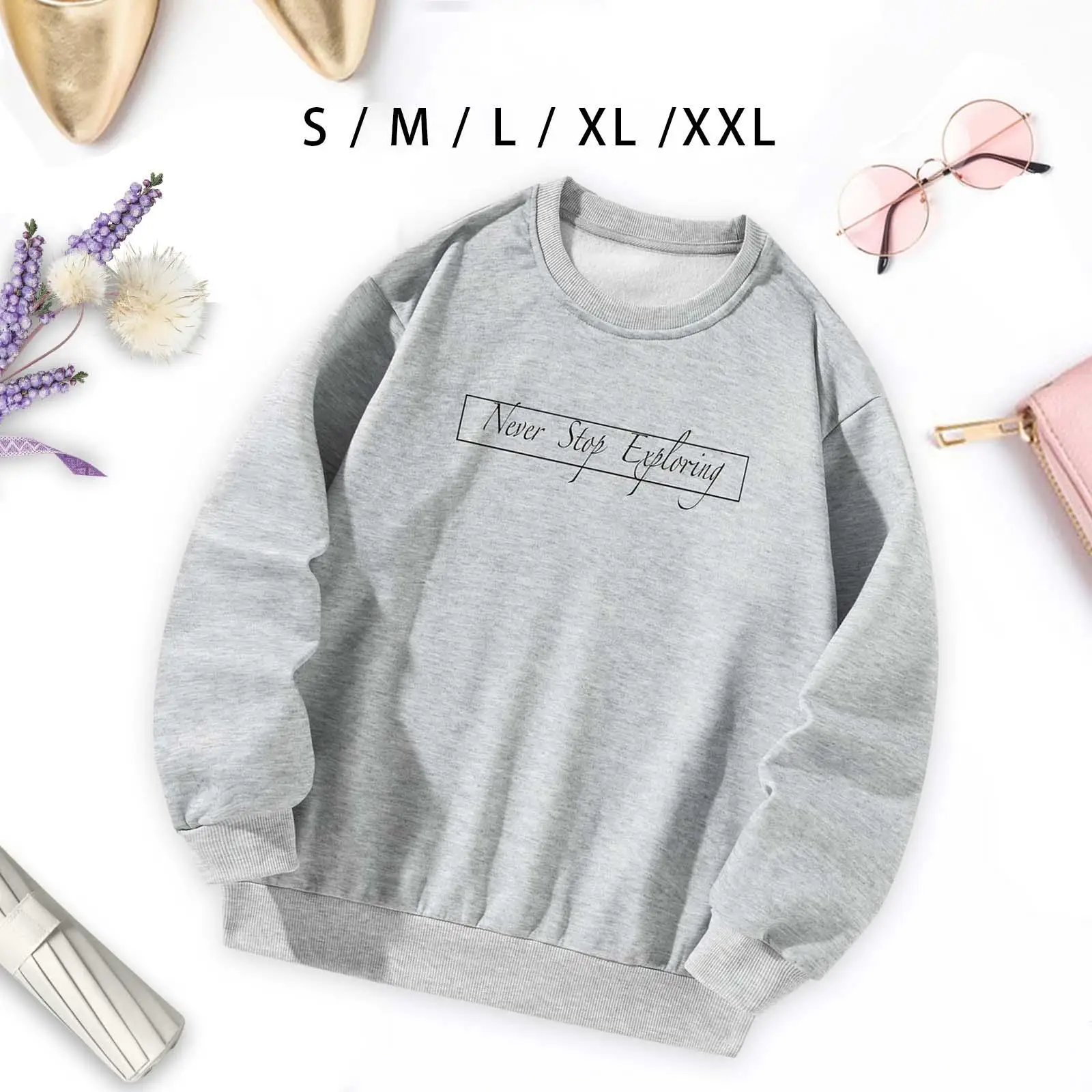 

Pullover Tops Comfortable Versatile Durable Long Sleeve Soft Stylish Men Women Clothing for Autumn Fishing Winter Beach Street