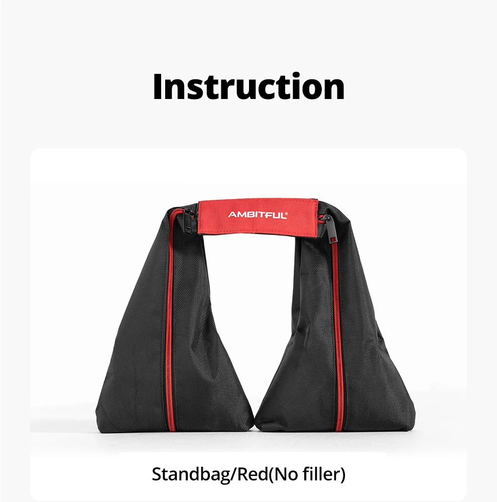 Dual-section Design Sandbag Photography Studio Video Stage Load-Bearing 5KG Thic