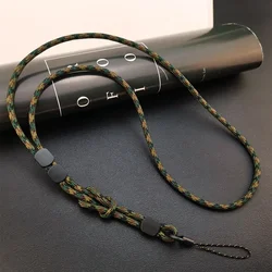Colorful Hand - Woven Adjustable Detachable Phone Lanyard - Long Anti - Lost Neck Strap (Linen)