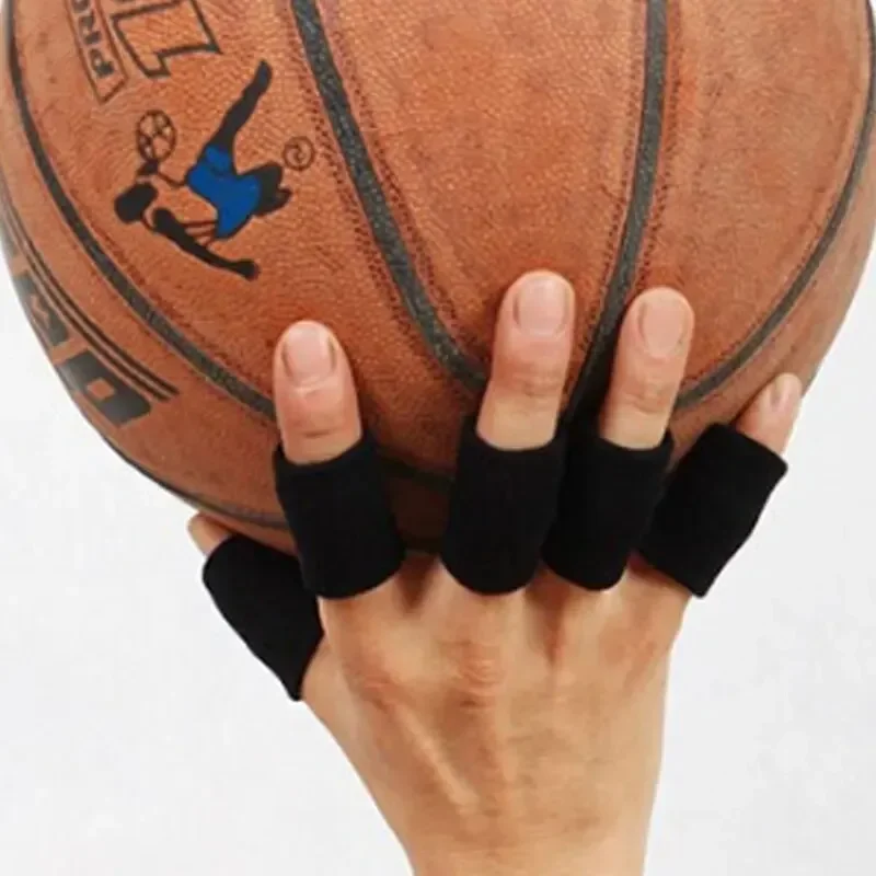 1Pcs/Set Finger Protection Arthritis Support Finger Guard Outdoor Sports Basketball Volleyball Elastic Sleeves Elastic