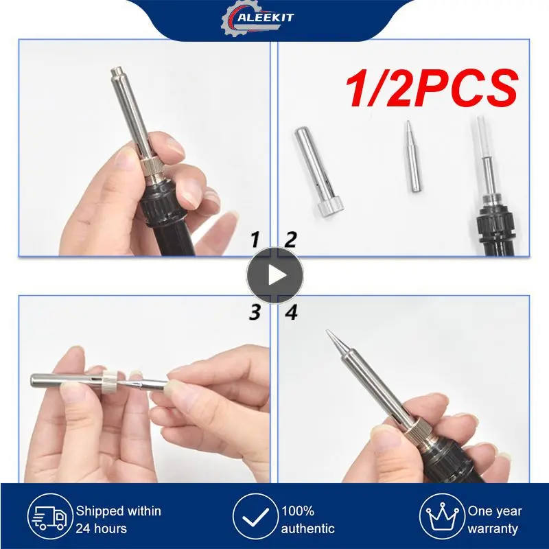 

1/2PCS Electric Soldering Iron For Soldering 220V Adjustable Temperature Internally Heated Mini Portable Welding Repair Tools