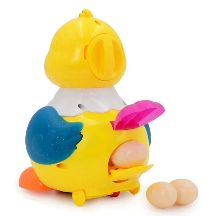 Electric Egglaying Chicken Upgrade Edition Egglaying Little Hen Wanxiang Music Luminous Children's Enlightenment Puzzle Toy 5