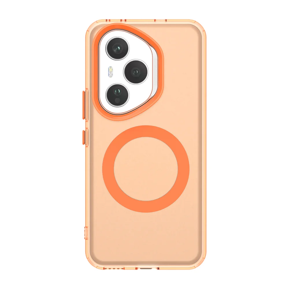 Luxury Armor Shockproof Magnetic Wireless Charging Matte PC Case