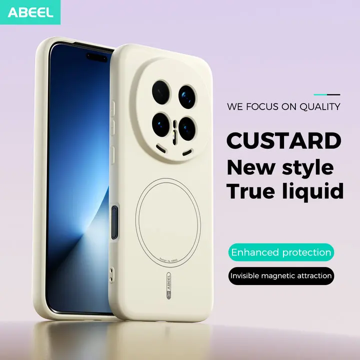 Luxury Armor Camera Protect Magnetic Back Cover Case