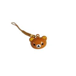 Adorable Bear Plush Keychain with Card Holder and Photo Case - Cartoon Accessories & Gifts (Small bell B)