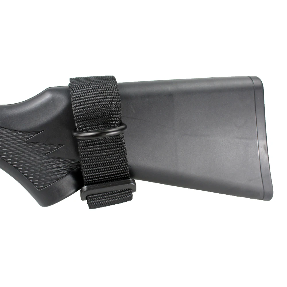 Tactical Airsoft Buttstock Sling Adapter Rifle Stock Gun Strap Hunting Accessories