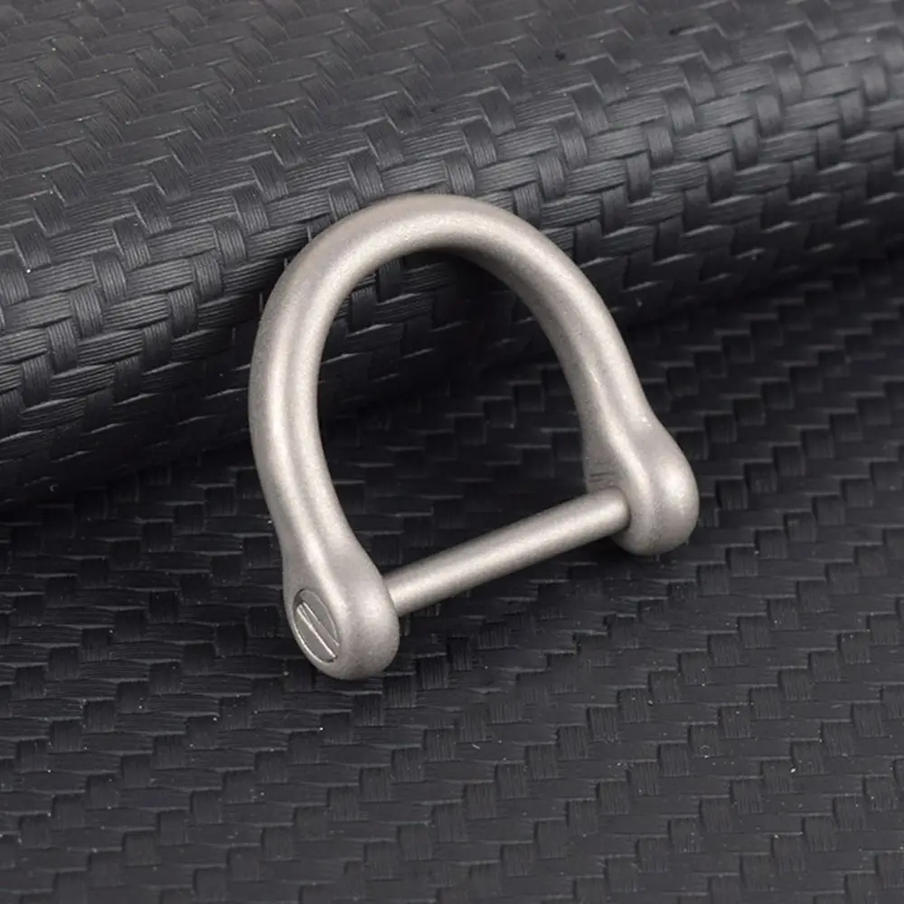 Buckles D Shape Horseshoe Buckles D Bow Staples Key Ring Keychain Hook Outdoor Accessories outdoor buckles