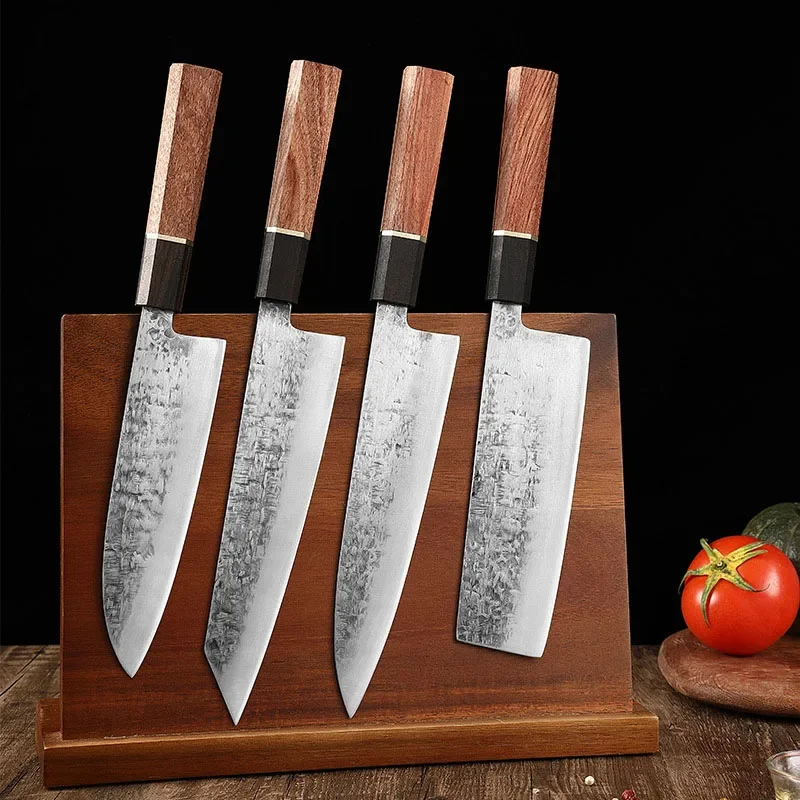 Professional Japanese Kitchen kitchen knife meat cleaver Forged Knife Set 5Cr15Mov Stainless Steel Meat Fish Fruit Vegetables Butcher Cleaver Knives