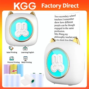 Description Picture 4 of itemMini Cat Pocket Printer Thermal Paper Animal Body Picture Photo Title Note Luggage Label Pocket Learning Inkless Bluetooth Maker
