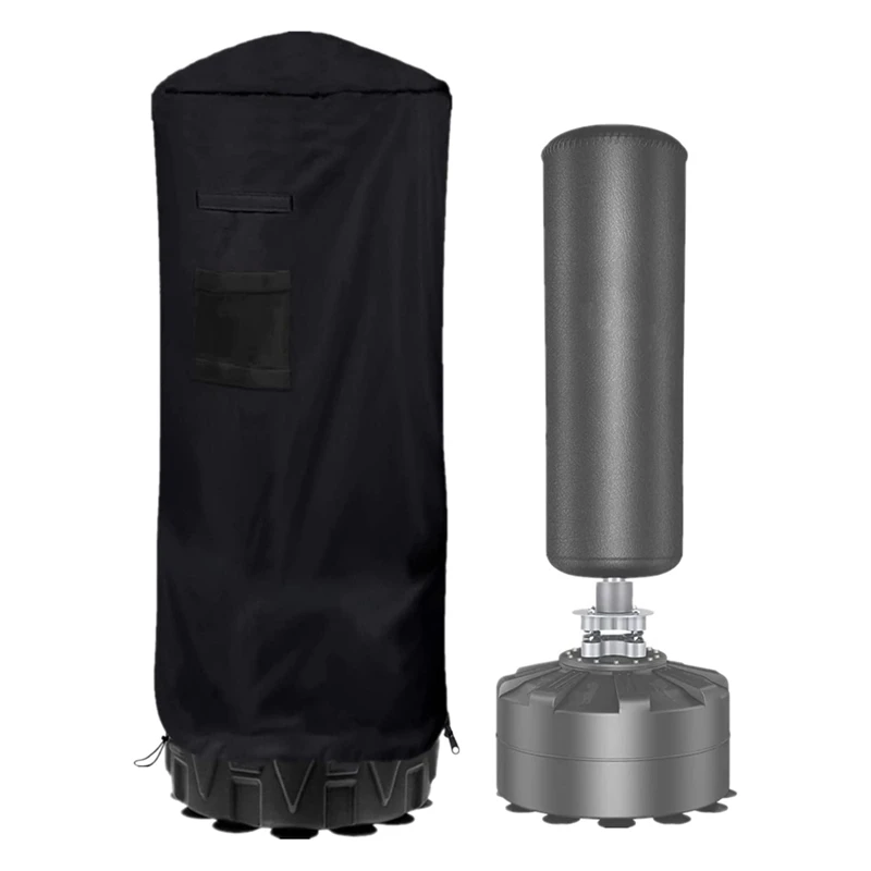 1 Pieces Standing Boxing Bag Cover Waterproof Freestanding Punching Bag Cover Adjustable Heavy Boxing Protective