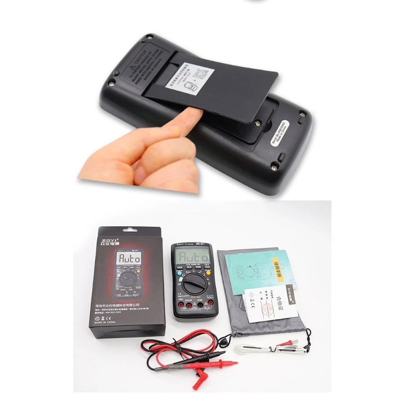 

Digital Multimeter RMS NCV for DC Current Resistance Meter Blue-tooth