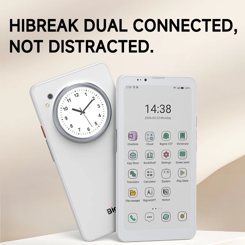 Bigme HiBreak Dual 5G 6.13インチ カラー e-Ink 電子書籍リーダー
