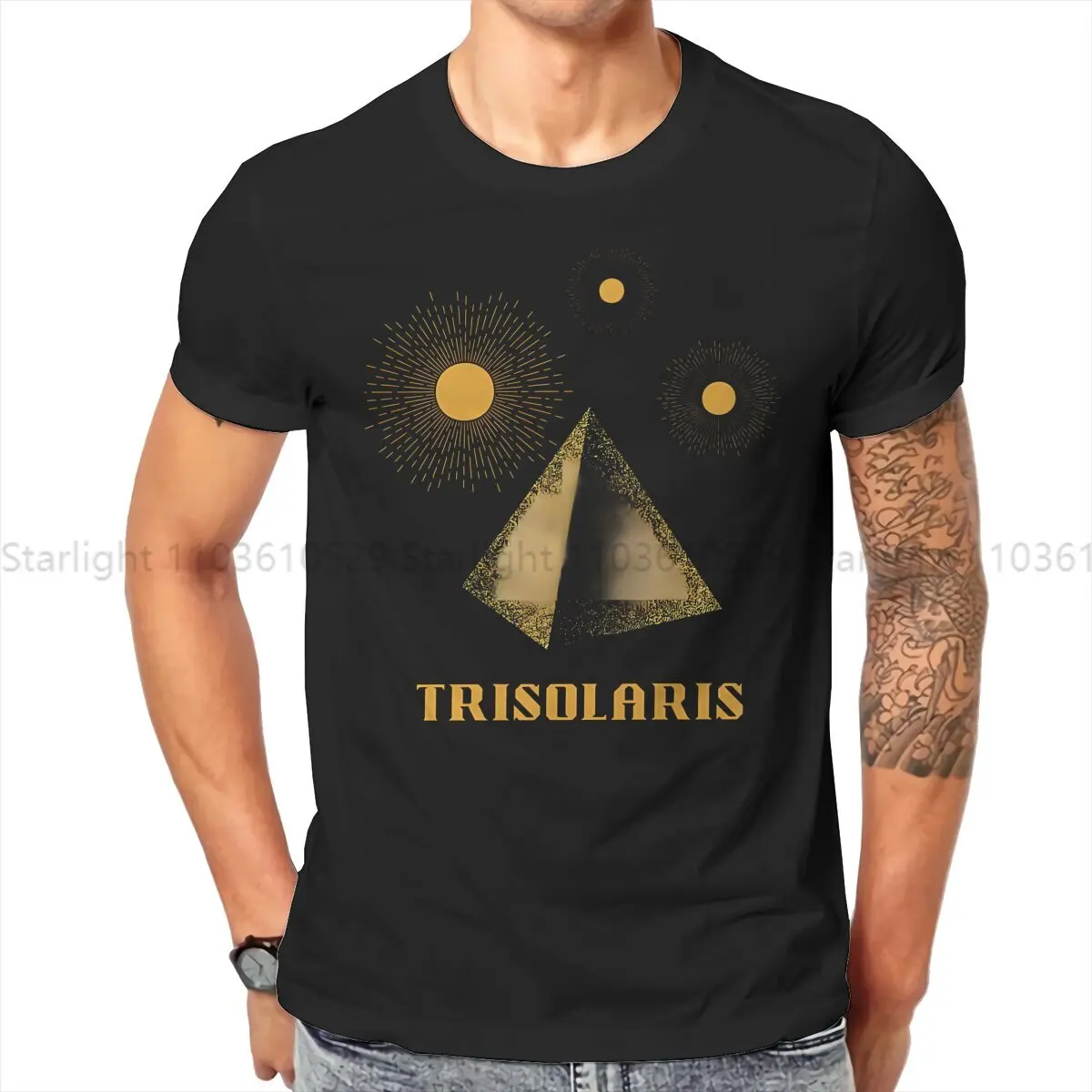

Футболка Trisolaris Home World мужская, тенниска с тремя физическими проблемами, Удобная майка