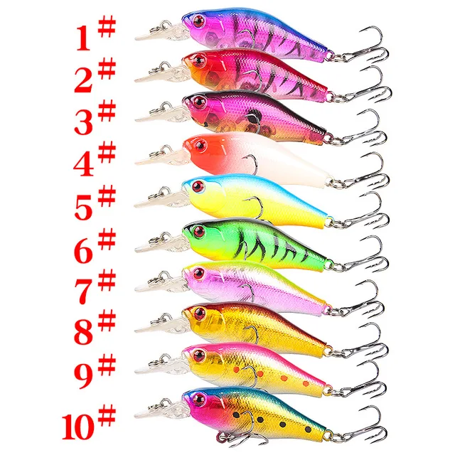 1 шт. Minnow Crank риболовна приманка - Image 6