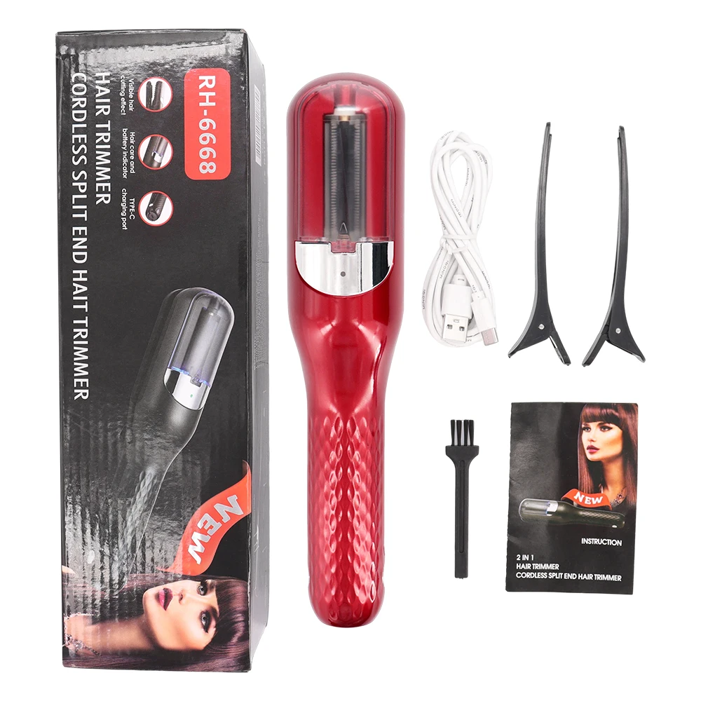 Pro Hair Cutter Fix Automatic Split End Remover for Treatment of Frizzy,  Dry, Damaged, Colored, Broken, Curly, Straight or Bleached Hair Types,  Women