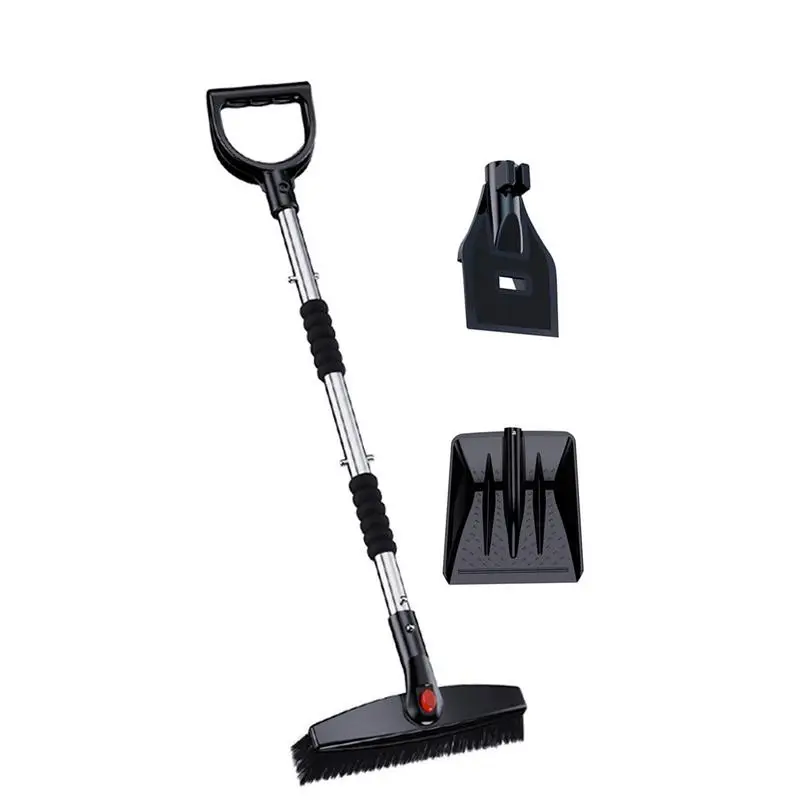 

Snow Shovel For Car Driveway Low Temperature Resistant Ice Shovel Brush Scalable Driving Safety Supplies For Off-Road Vehicles
