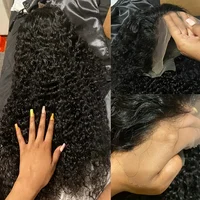 Perruque Lace Front Water Wave 30-40 pouces, Perruque Deep Wave sans colle avec closure 4x4 5x5, Perruques Lace Frontal HD bouclées 13x6 en cheveux humains brésiliens 3