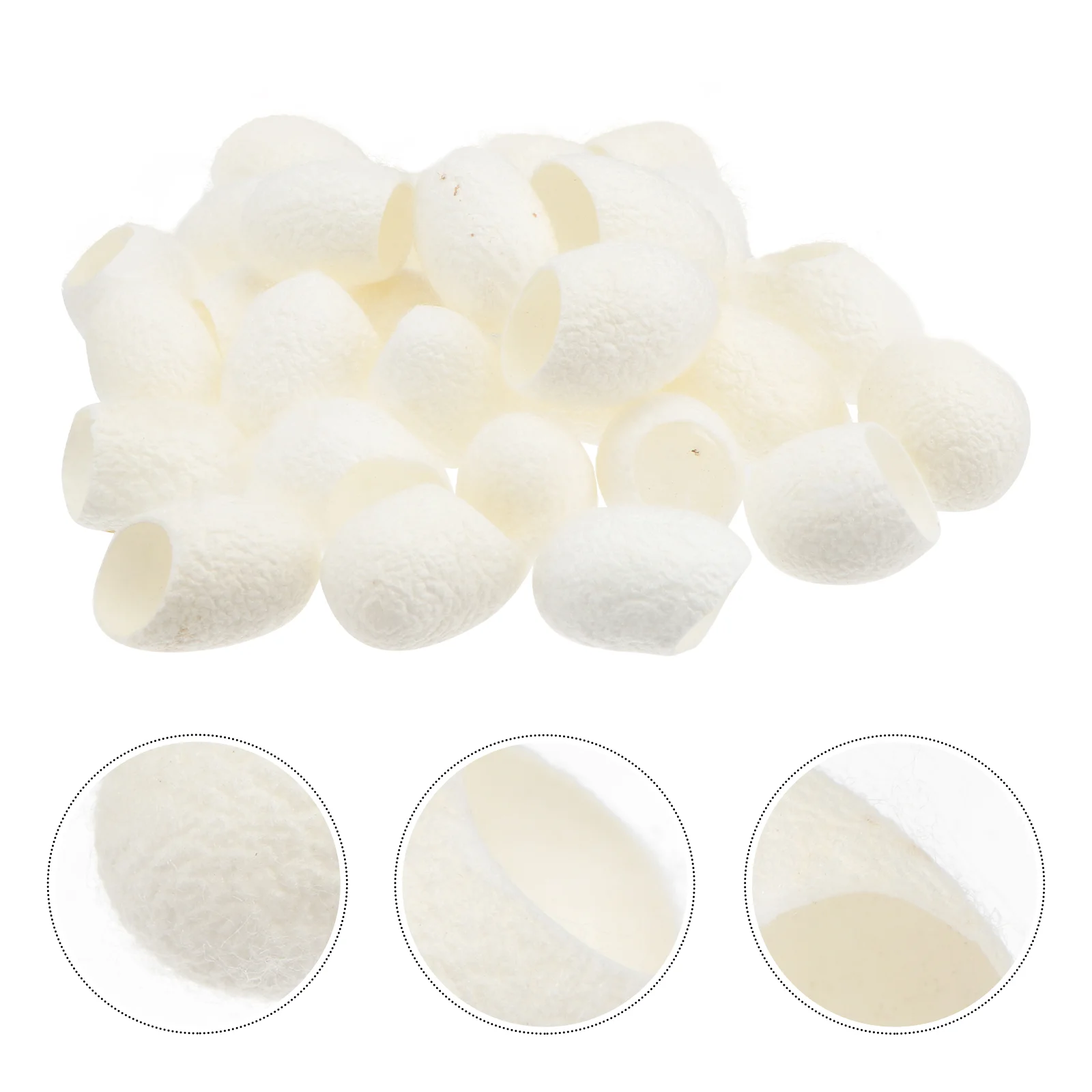 

100pcs Organic Natural Cocoons Balls Clean Blackhead Dark Spot Care Tool for