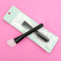Silicone Facial Mask Applicator Brush - Soft Head Beauty Tool (Blade)