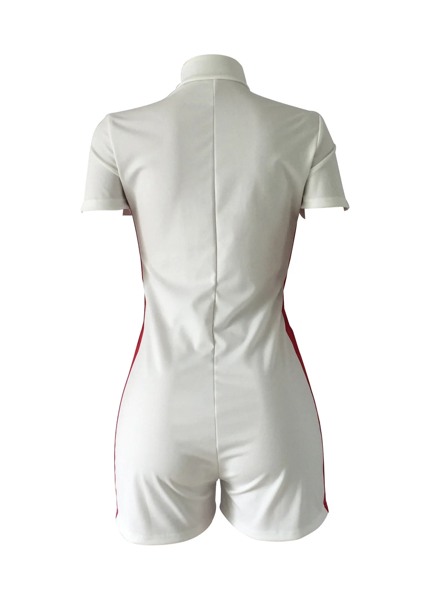 Spring And Summer Women'S Fashion And Leisure Sports Splicing Shorts Jumpsuit Comfortable Jogging Suit