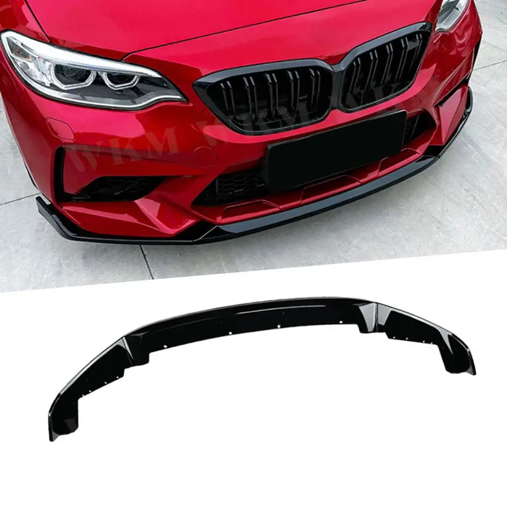 

3 шт./комплект, спойлер для переднего бампера BMW 2 серии F87 M2 2016-2021
