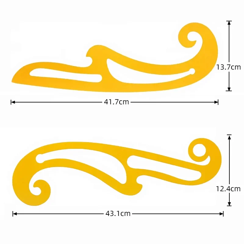 Curve Ruler 1300S Cloud Ruler Clothing Art Design Multi-purpose Drawing Curve Ruler Large Curve Ruler Clothing Design Ruler Arc