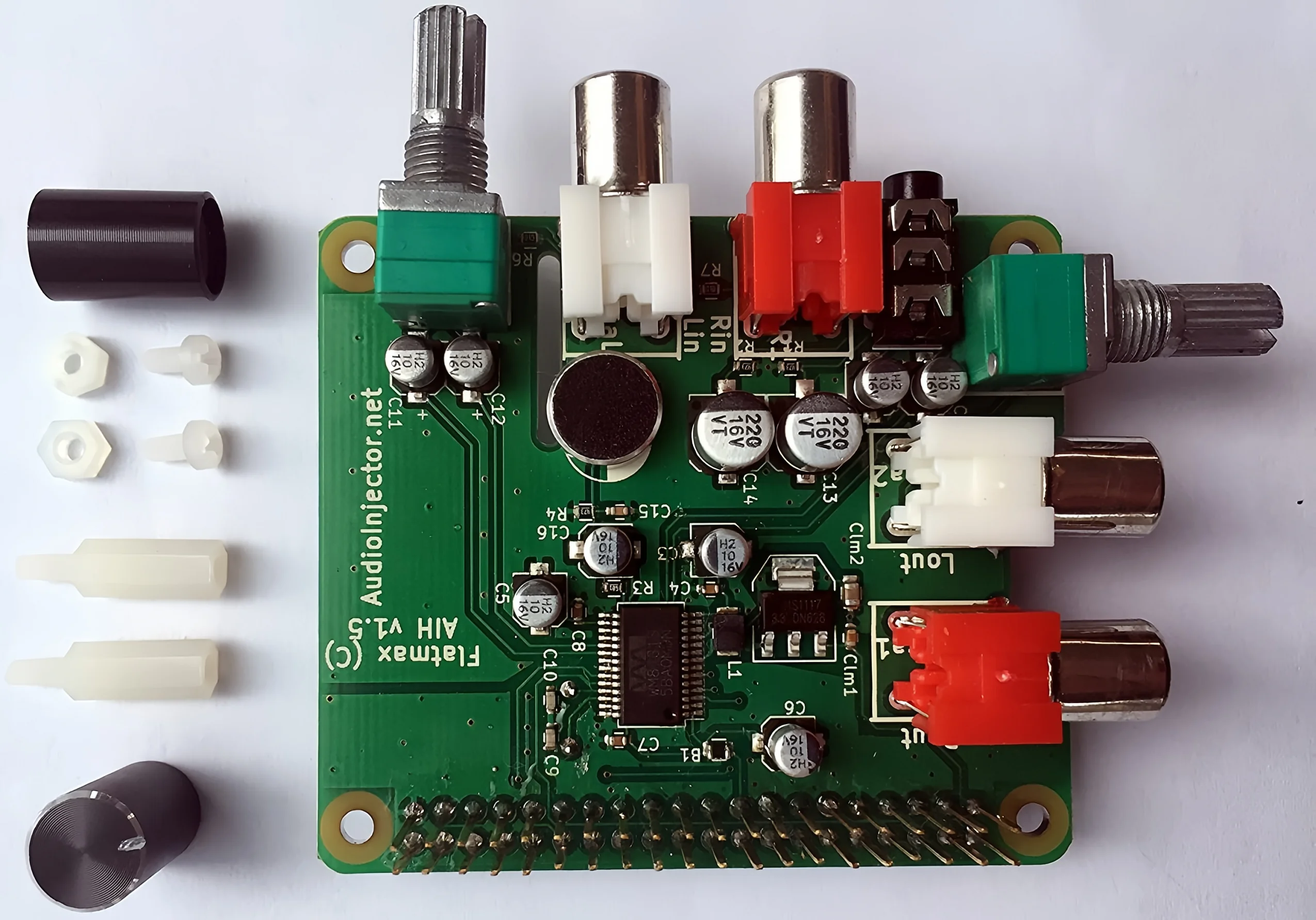 Audio Injector PPIM sound card for Raspberry Pi HIFI DAC HAT  HIFI DAC Audio Card Expansion Board for Raspberry Pi Zero etc 3