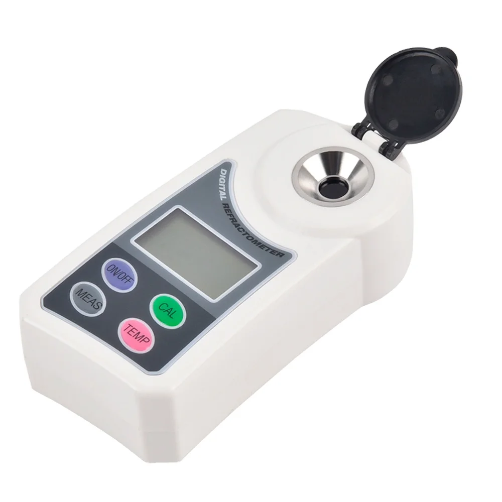 AMSZ-J 0-55% Brix Digital Refractometer Accuracy 0.5%Brix Division 0.5% Brix  Juice Test Meter,Brix DR