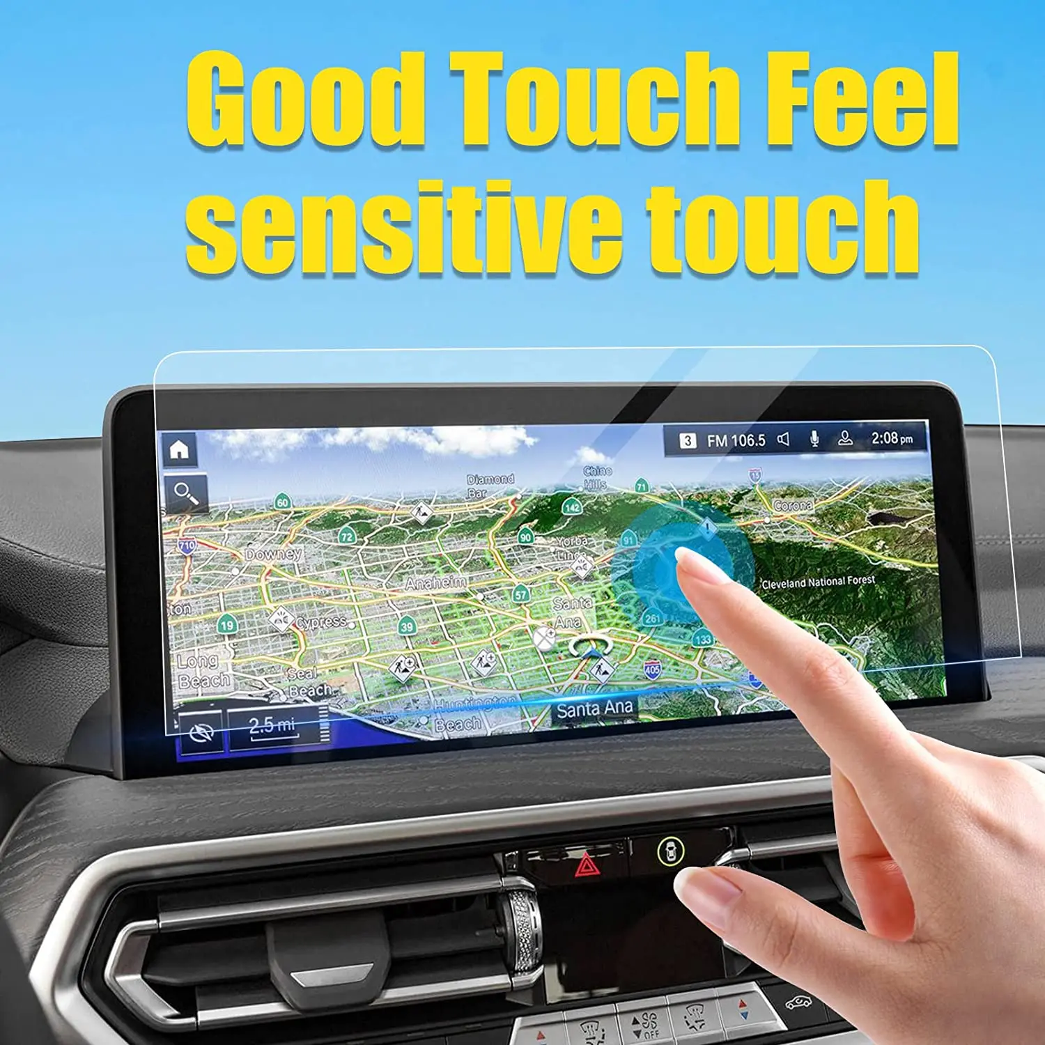 

Tempered glass Film for BMW X3 X4 2022 LCD Car GPS 12.3 Inch Navigation Protective screen protective film interior Accessorie