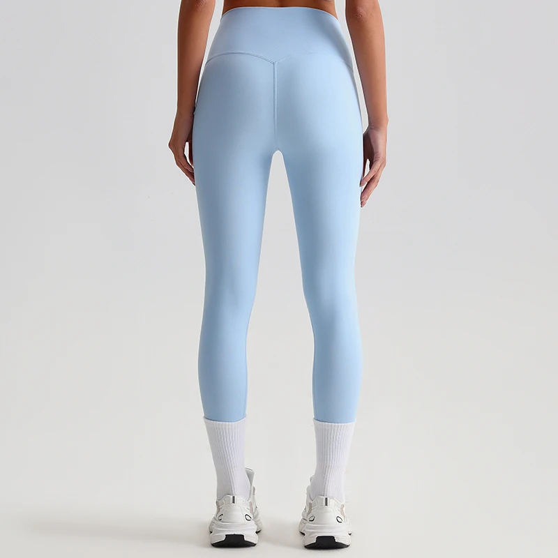 Buttery Soft Spandex Gym Tights Tummy Control Yoga Pants No Camel Toe High Waist Sport Leggings Push Up Running Pants For Women