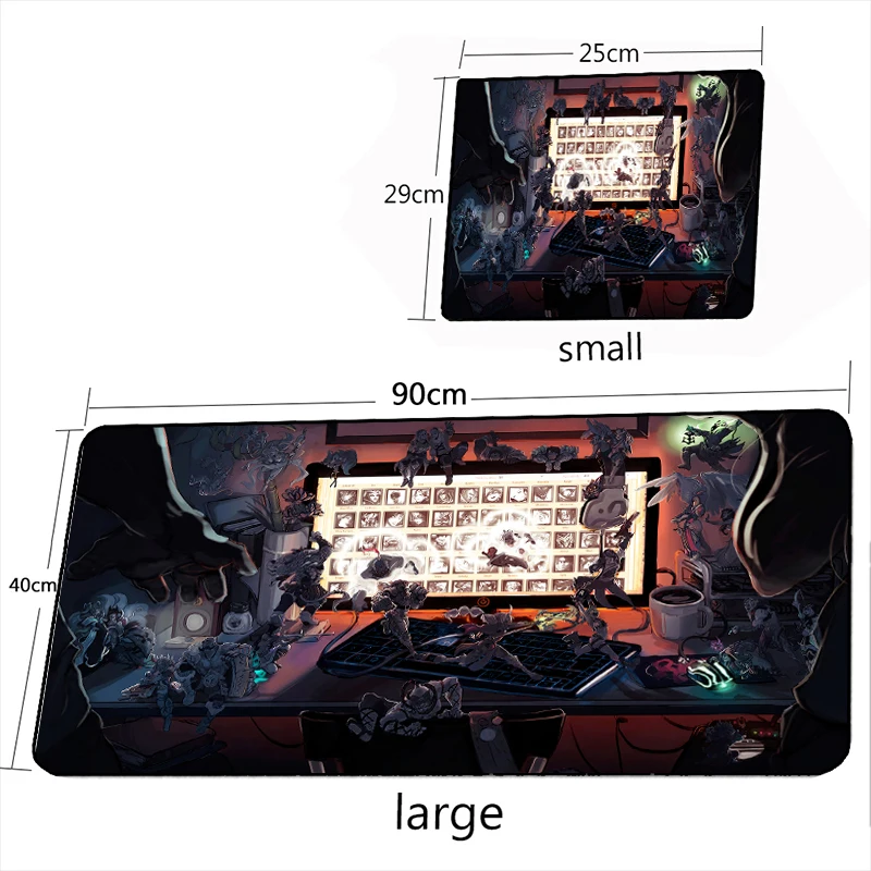

LOL keyboard desktop mouse pad Gamer accessories Large mouse pad xxl The mouse pad that LOL players like 400x900MM pad for csgo