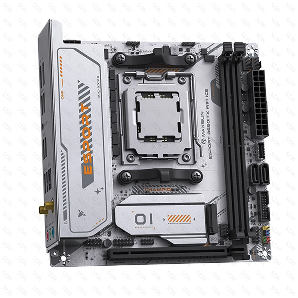 マザーボードMaxsun-B650M,itx,amd,ryzen,am5,ddr5,1 x pcie,5.0x16,2