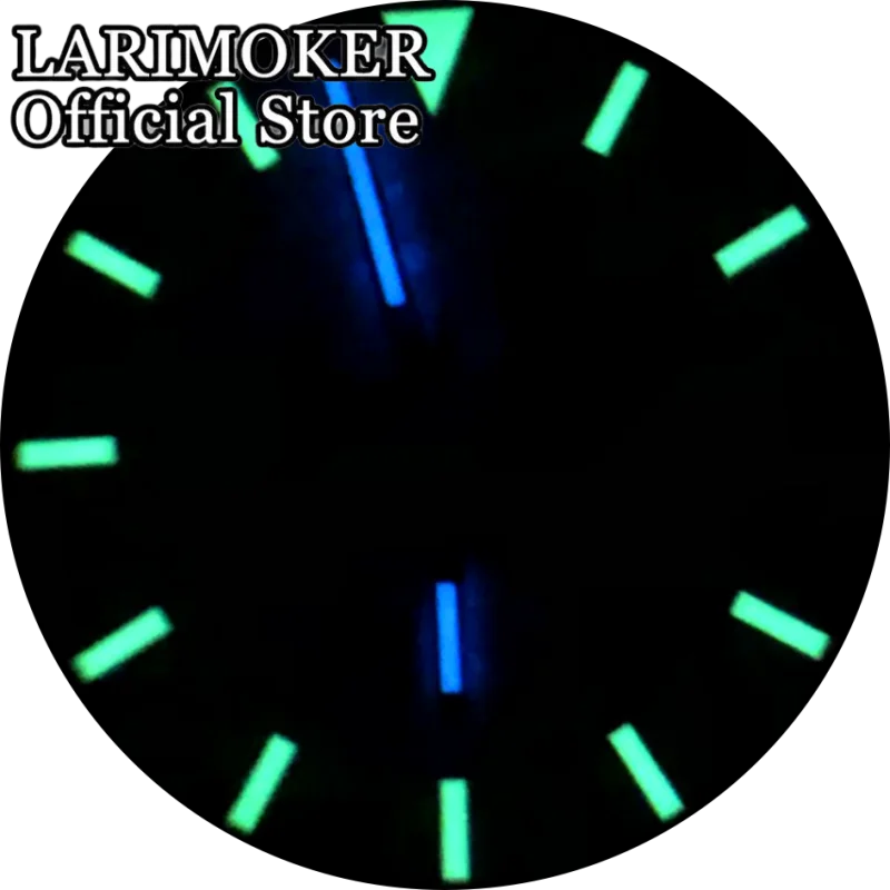 LARIMOKER 36 mm/39 mm Saphirglas Edelstahl Roségold Uhrengehäuse mit Armband Herren NH35 automatische mechanische Taucheruhr – Detail 13