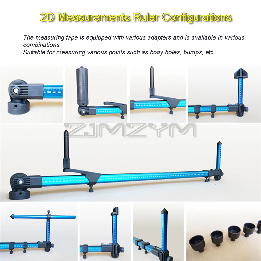 2D Auto Body Measuring System repair frame machine Auto chassis tram gauge Car Sheet Metal Repair Measuring Tools auto body measuring tools