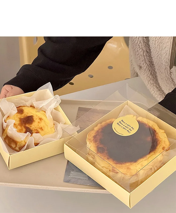 Transparent Cake Packaging Box 🎂 – 4 & 6 Inch Sturdy, Lightweight, Korean Style DIY... - SKU TCPB1905 - UGI Packa...