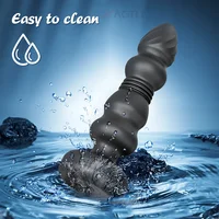 Stoßen Anal Plug Vibrator Anal Perlen Männlichen Prostata-massagegerät Teleskop Vibrierender Butt Plug Stimulator Sex Spielzeug für Frauen Männer 4