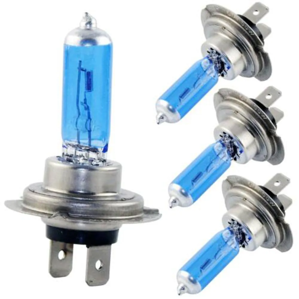 Blue Halogen H7 Bulb Brightest Car Headlight 24V 100W Quart at Rs