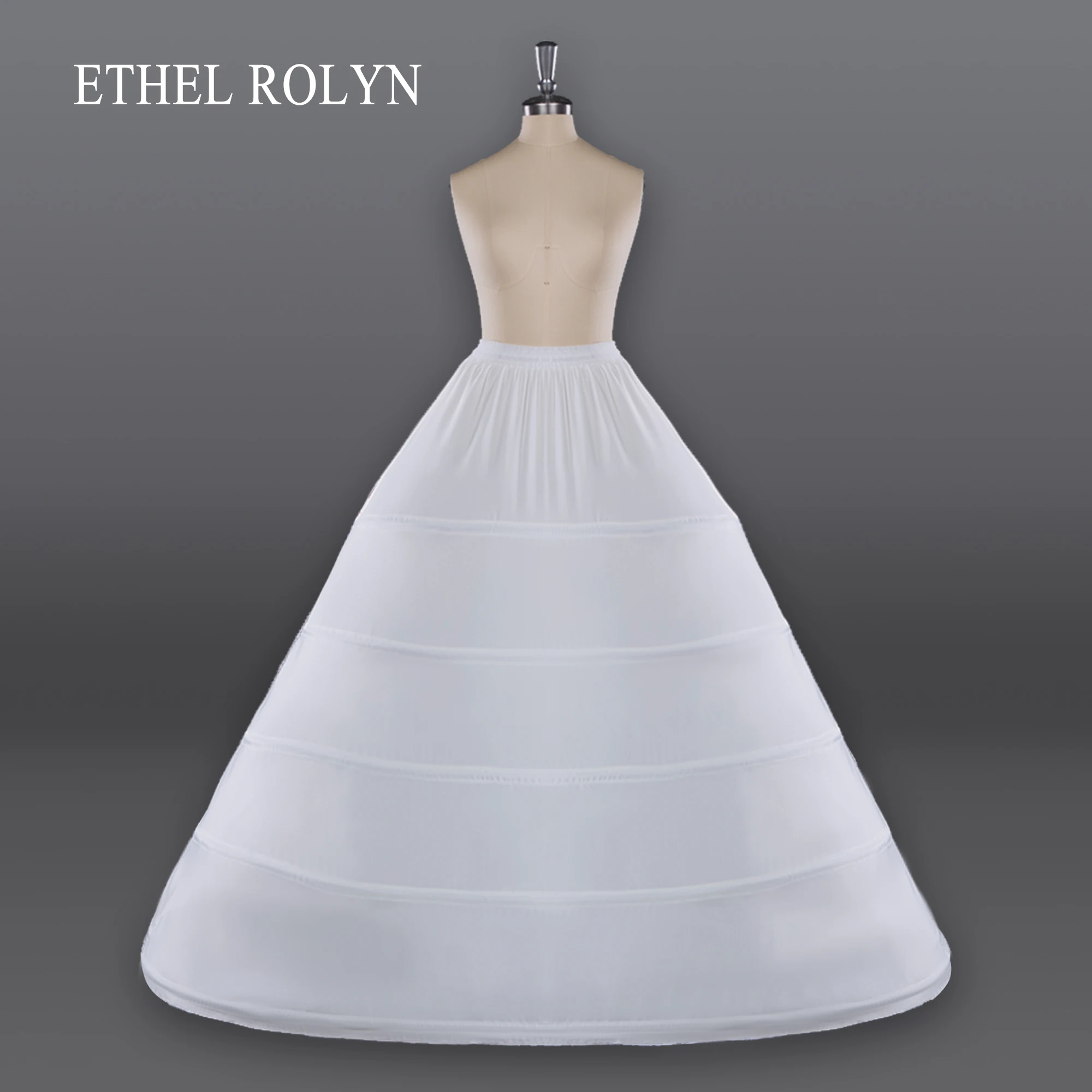 ETHEL ROLYN Crinoline Long Petticoat For Wedding Dress Underskirt Half Slips Wedding Accessories wedding petticoat
